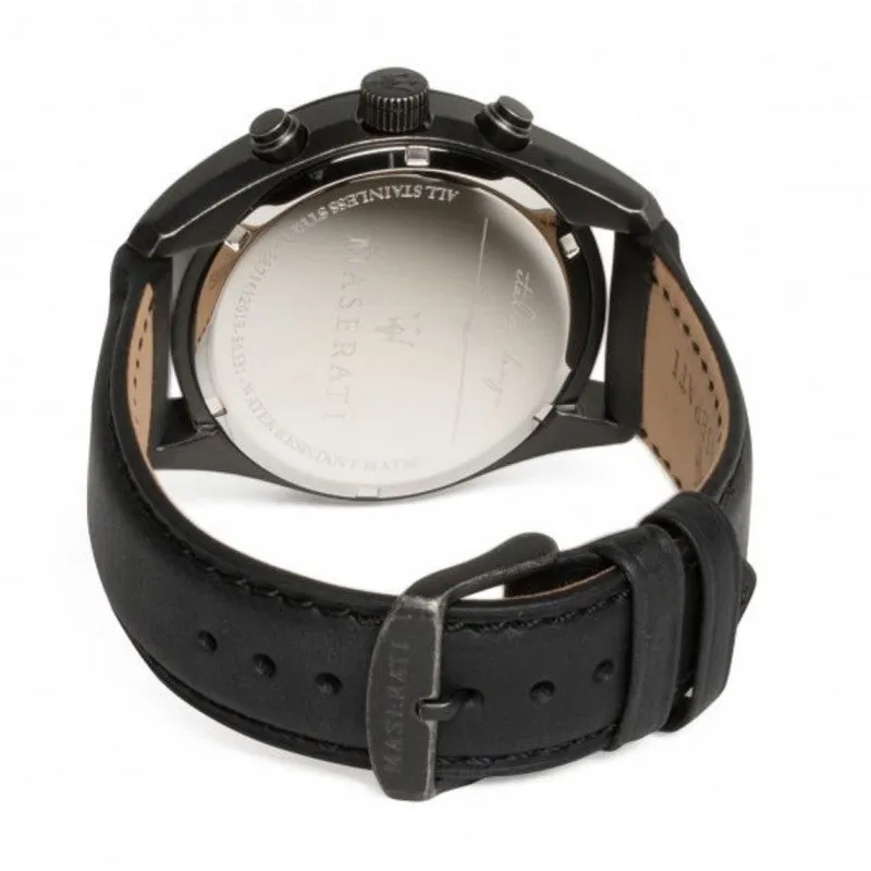 Maserati Traguardo Leather Men's Watch - R8871612019