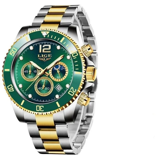 Men Business Stainless Luxury Watch - Quartz