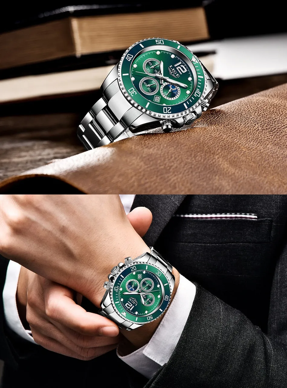 Men Business Stainless Luxury Watch - Quartz