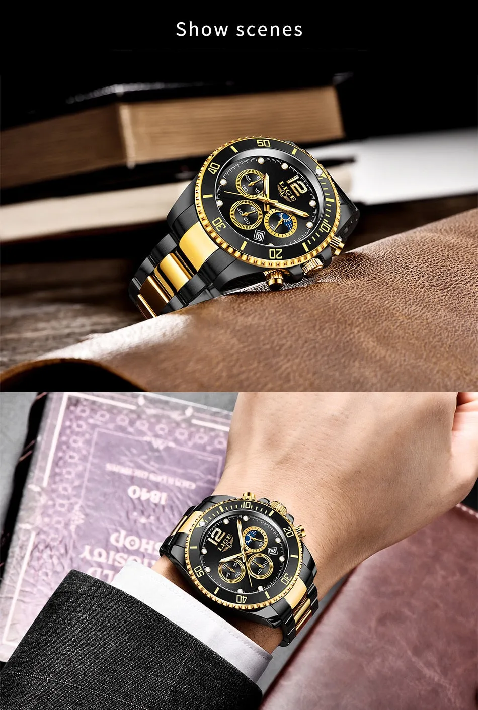 Men Business Stainless Luxury Watch - Quartz