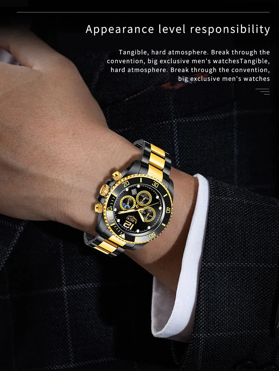 Men Business Stainless Luxury Watch - Quartz