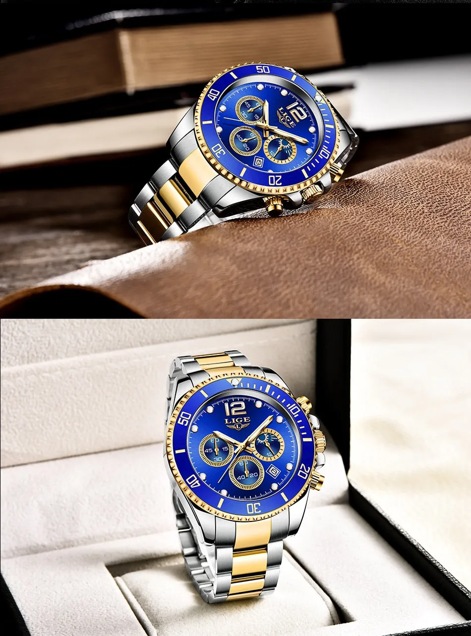 Men Business Stainless Luxury Watch - Quartz