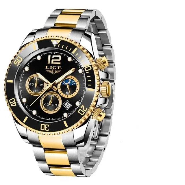 Men Business Stainless Luxury Watch - Quartz