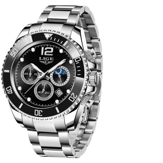 Men Business Stainless Luxury Watch - Quartz