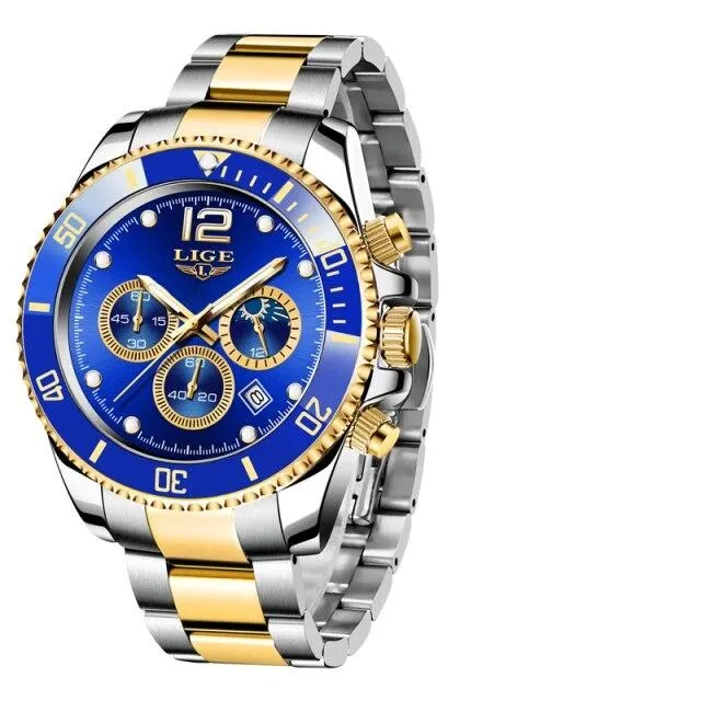 Men Business Stainless Luxury Watch - Quartz