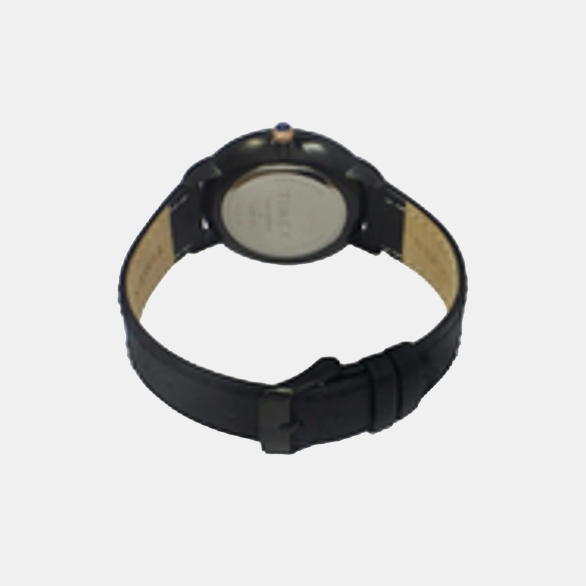 Men Quartz Black Dial Multi-Function Leather Watch TWEG22003
