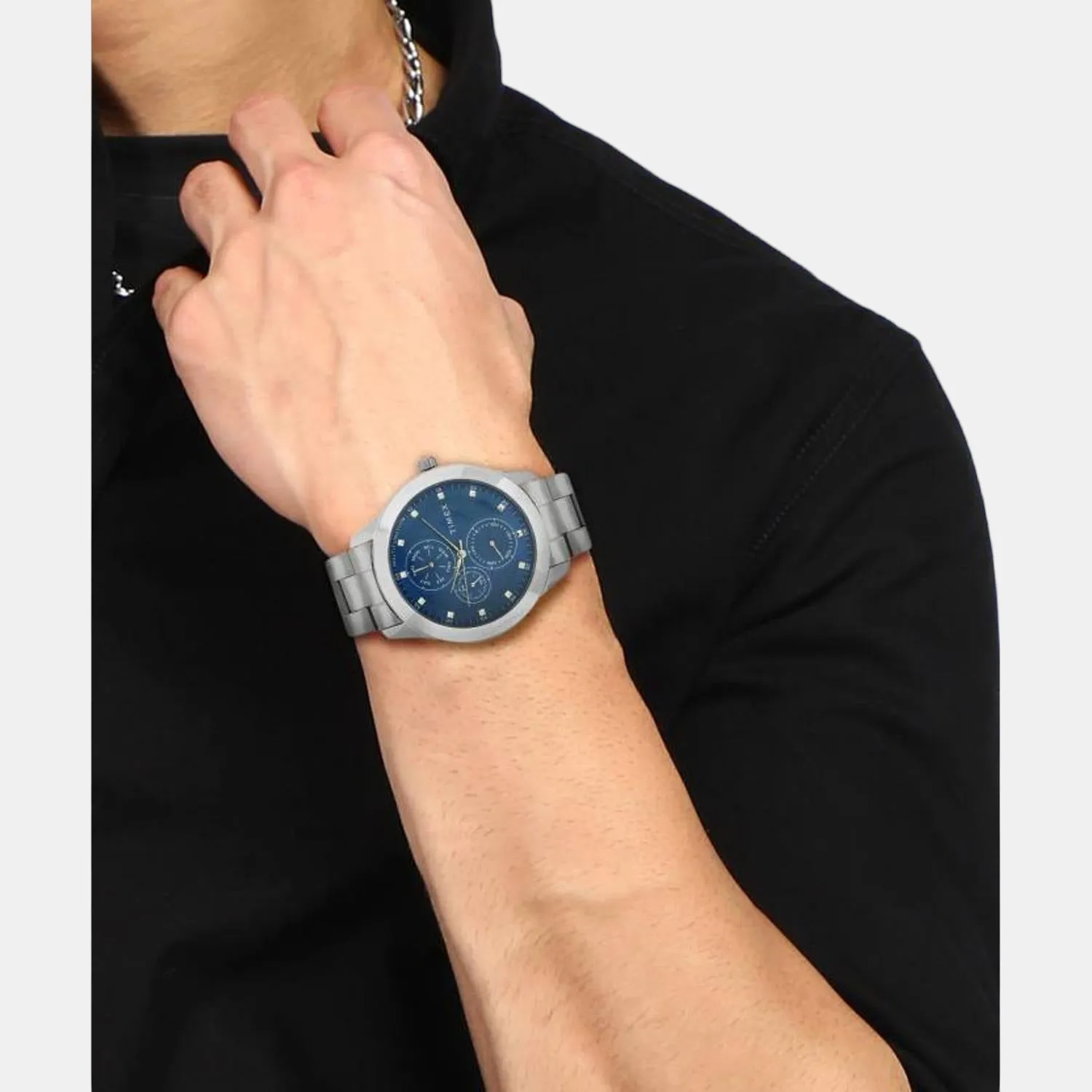 Men's Blue Analog Stainless Steel Watch TWEG18503