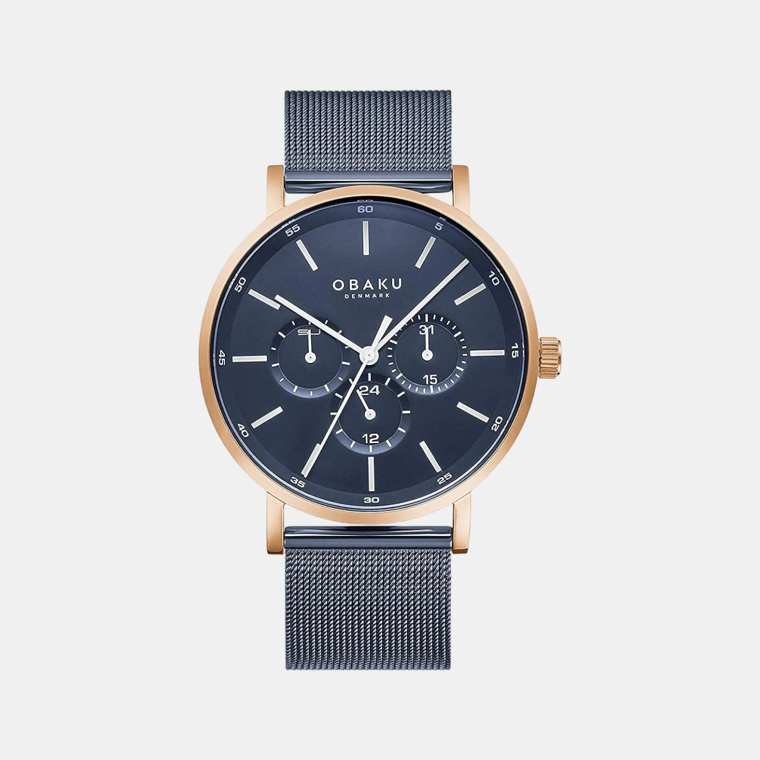 Men's Blue Analog Stainless Steel Watch V246GMVLML