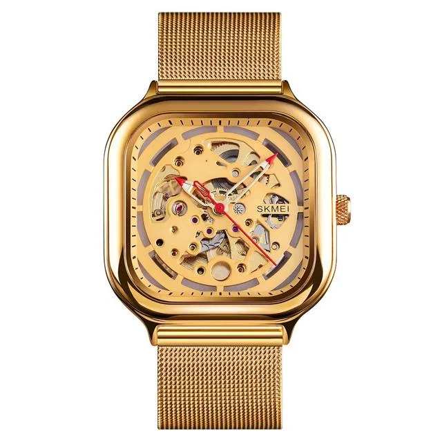 Men's Mechanical Dial Square Analog Watches