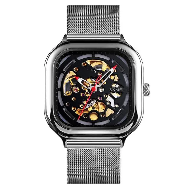 Men's Mechanical Dial Square Analog Watches