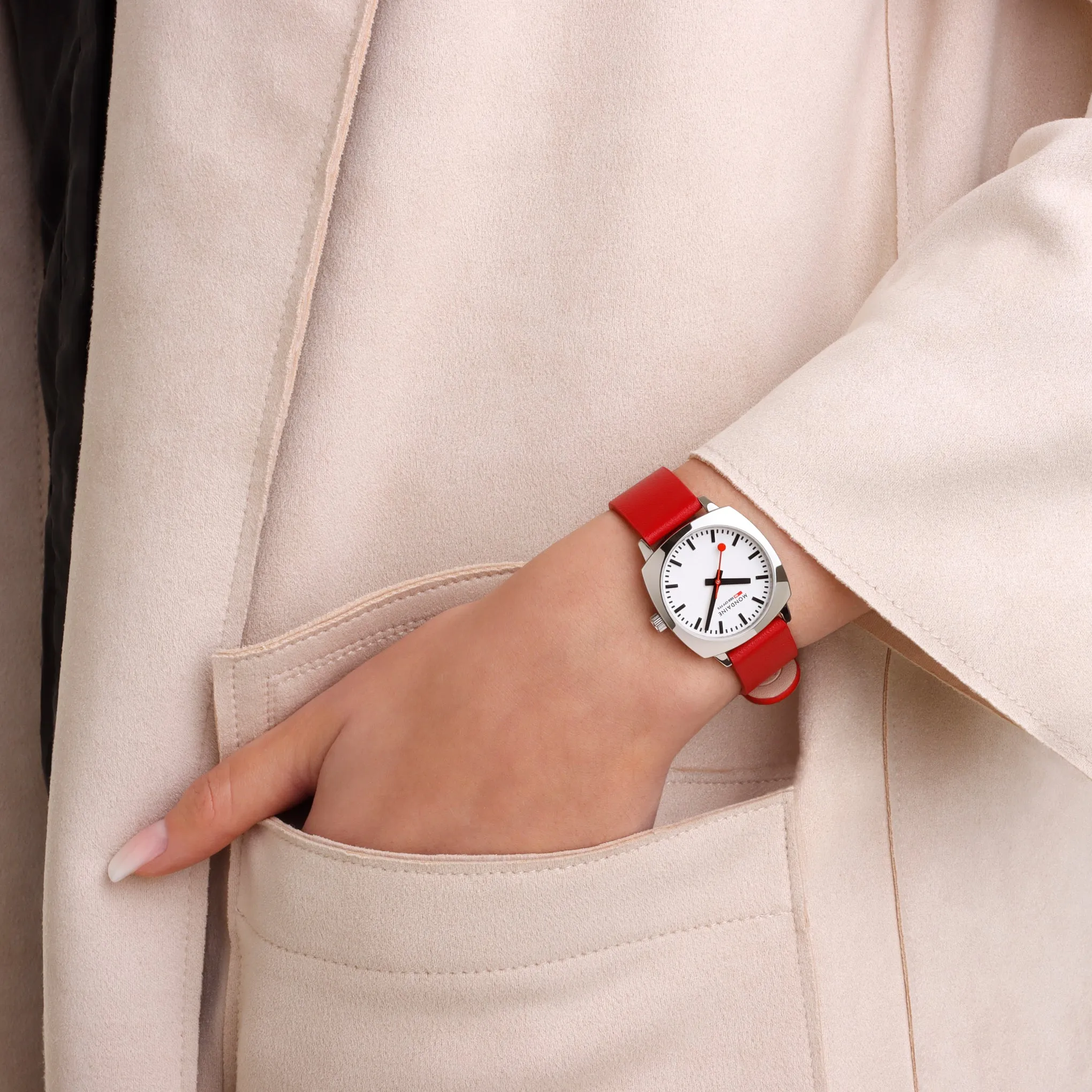 Mondaine Petite Cushion Watch