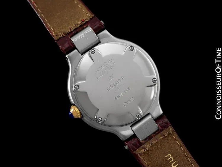 Must De Cartier 21C Ladies Watch - Stainless Steel & 18K Gold