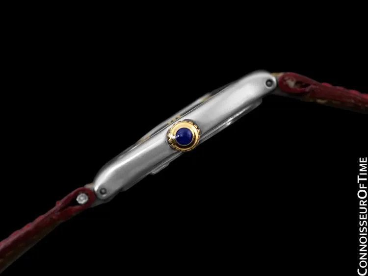 Must De Cartier 21C Ladies Watch - Stainless Steel & 18K Gold