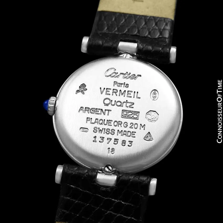 Must De Cartier Vendome Ladies Watch - Sterling Silver