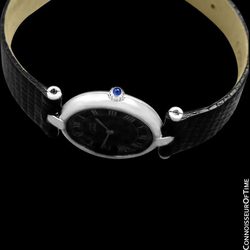 Must De Cartier Vendome Ladies Watch - Sterling Silver