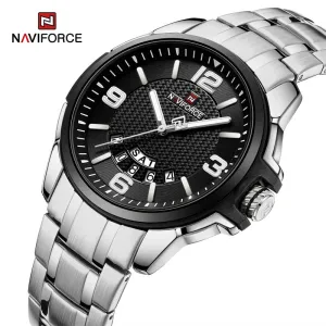 NAVIFORCE 9215S Brand New Original Watches For Men Business Classic Stainless Steel Waterproof Wristwatches Male Fashion Sports Clock