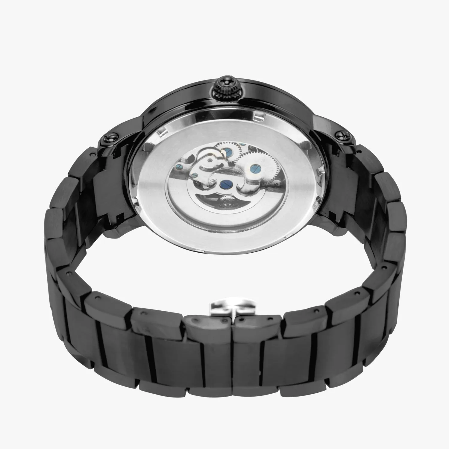 New  Zebra Drip - Tablue Steel Strap Automatic Watch (With Indicators)
