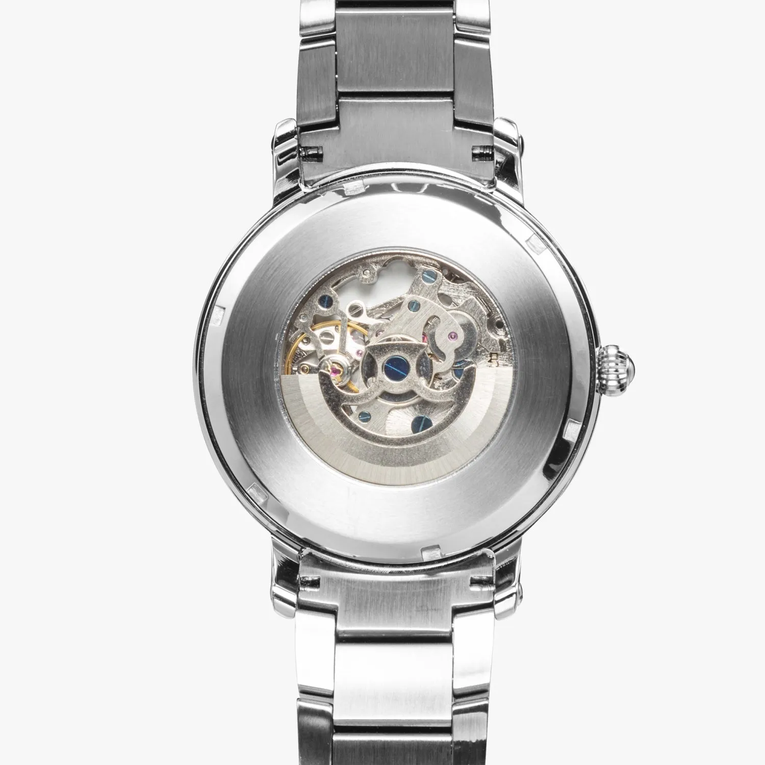 New  Zebra Drip - Tablue Steel Strap Automatic Watch (With Indicators)