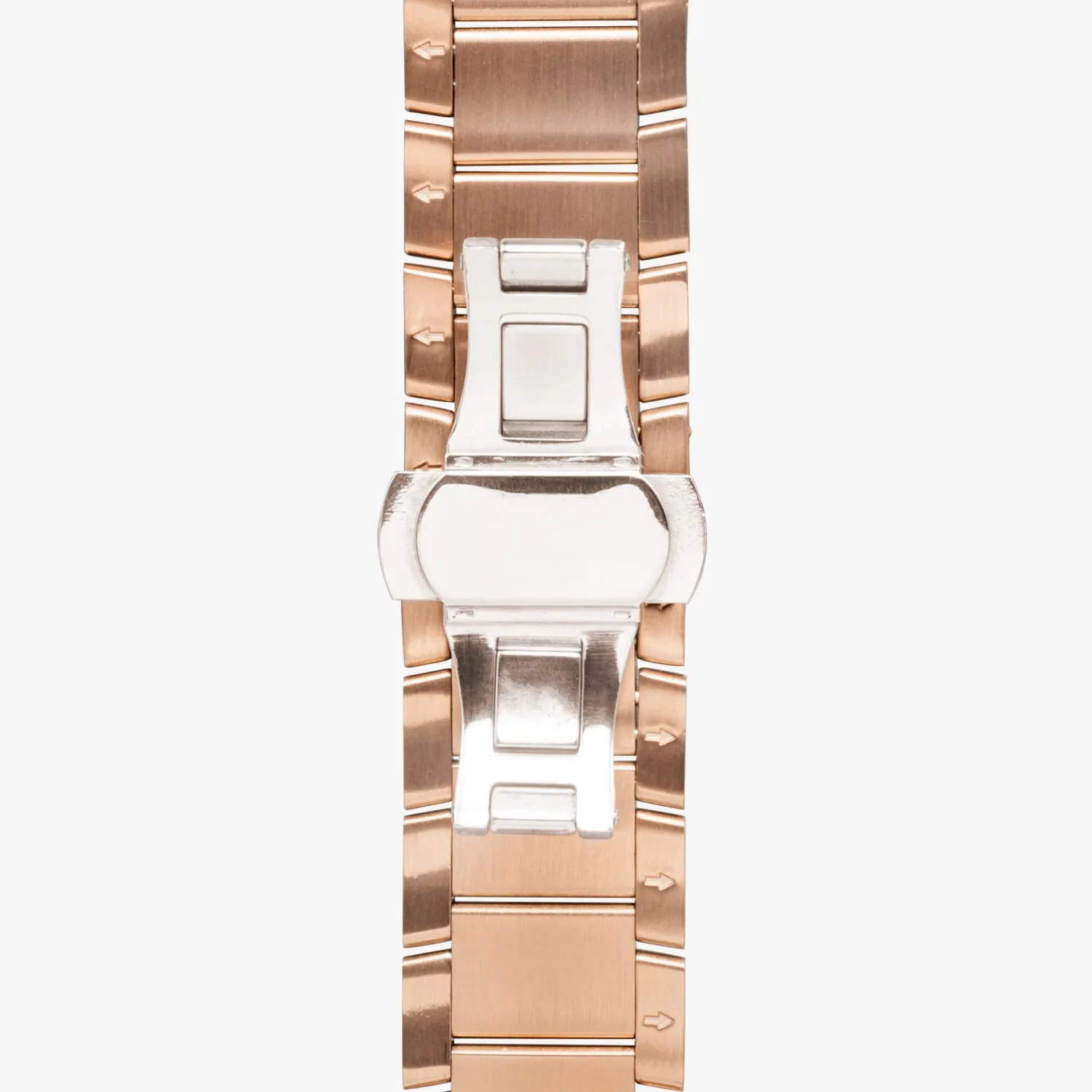 New  Zebra Drip - Tablue Steel Strap Automatic Watch (With Indicators)