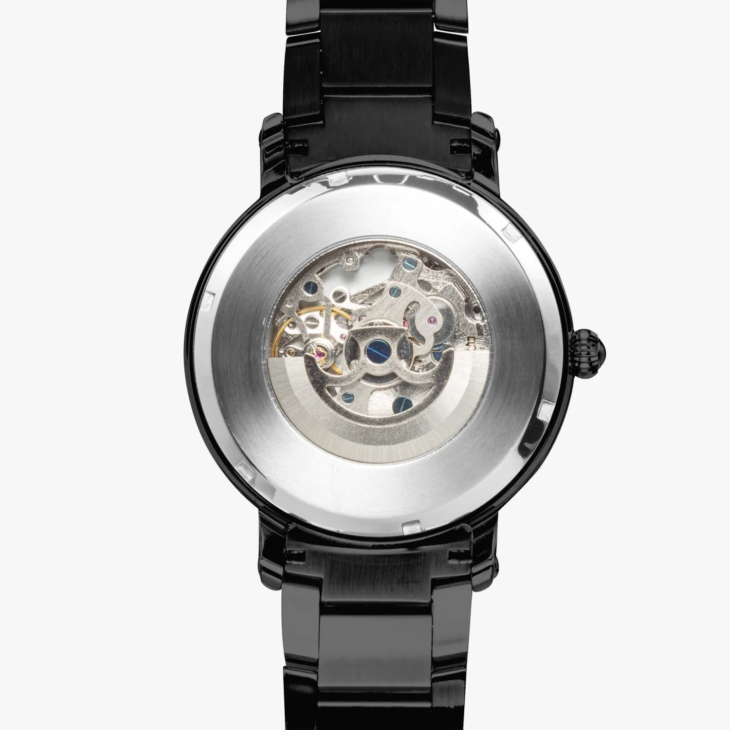 New  Zebra Drip - Tablue Steel Strap Automatic Watch (With Indicators)