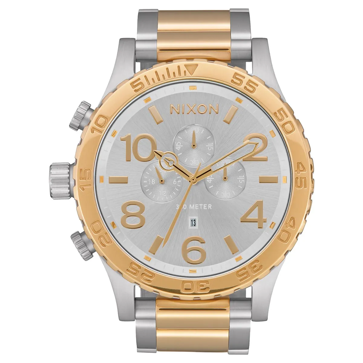 Nixon 51-30 Chrono 2024 Watch - Silver/Gold