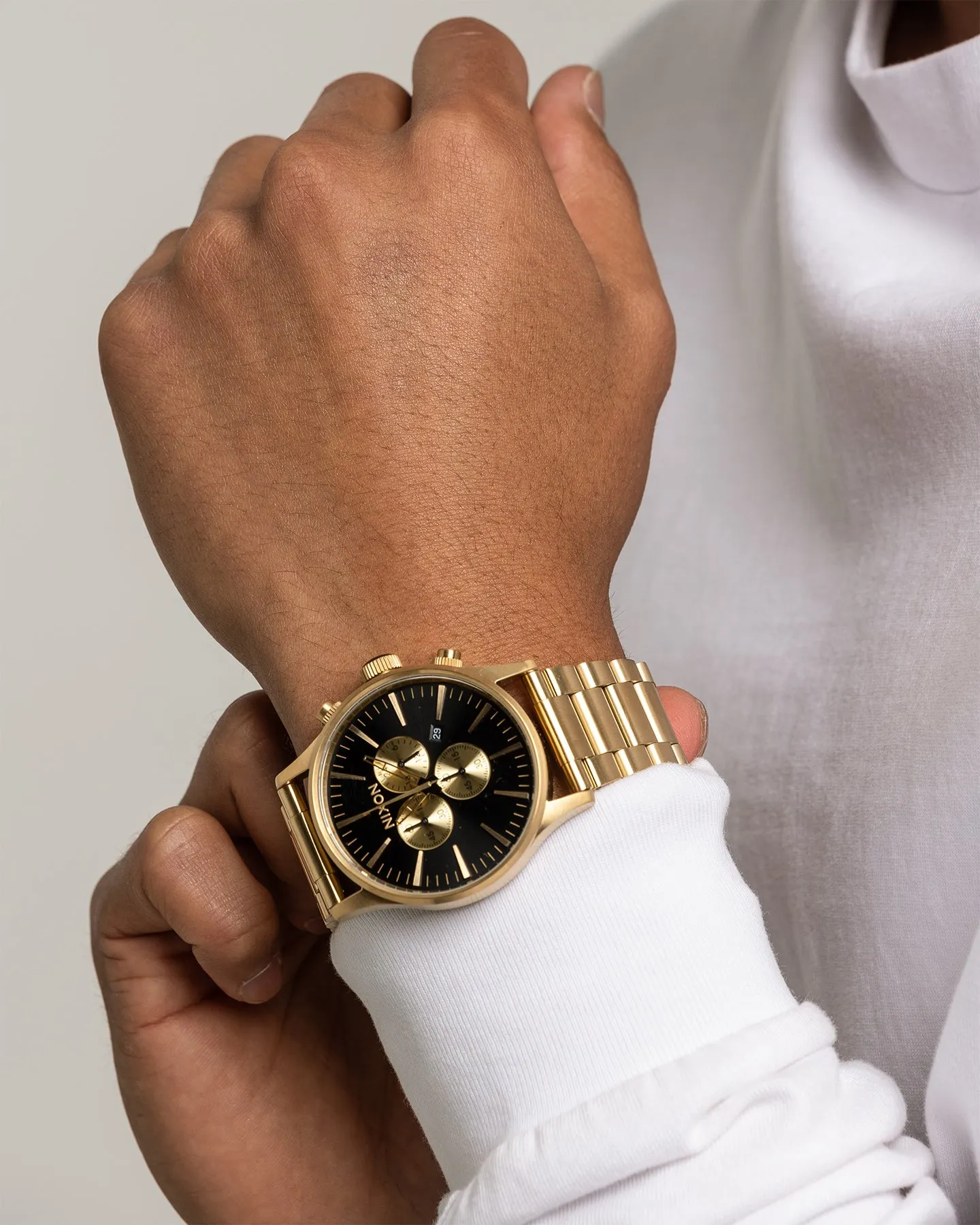 Nixon Sentry Chrono Gold/Black