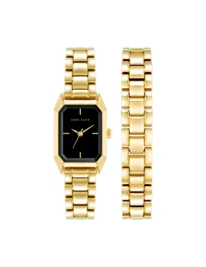 Octagonal Watch and Bracelet Set