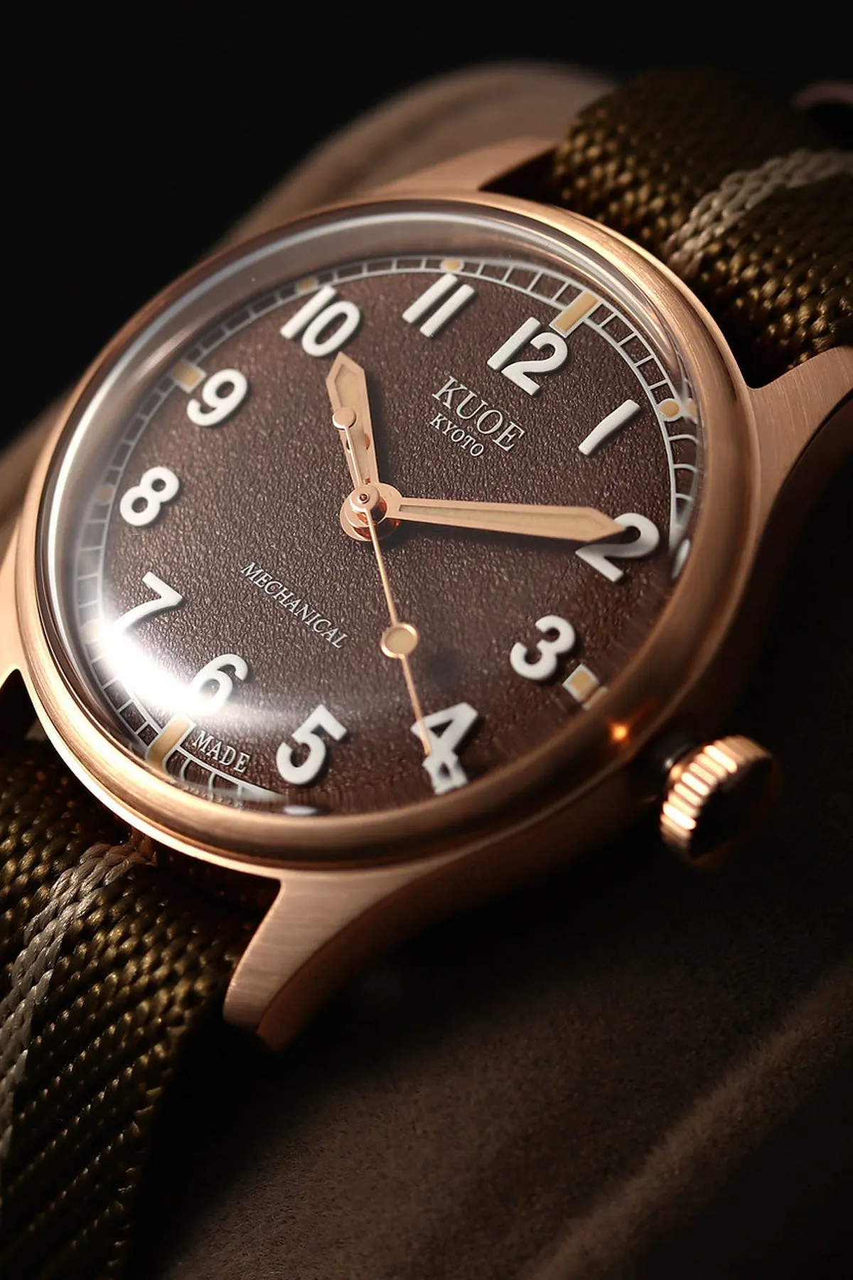 Old Smith - 90-002 - Brown Dial/Bronze Case - Nato Strap