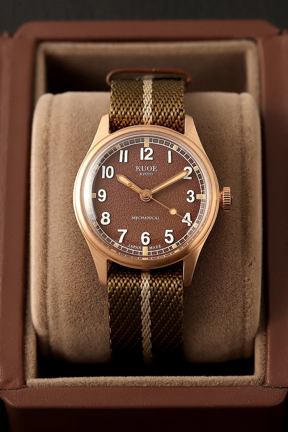 Old Smith - 90-002 - Brown Dial/Bronze Case - Nato Strap