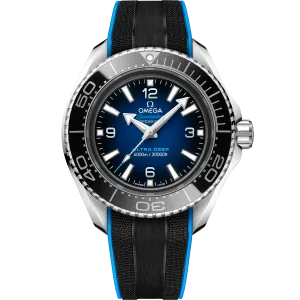 Omega Seamaster Planet Ocean 6000M 45.5 mm, O-MEGASTEEL on rubber strap