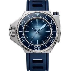 Omega Seamaster Ploprof 1200M 55 x 45 mm, O-MEGASTEEL on rubber strap