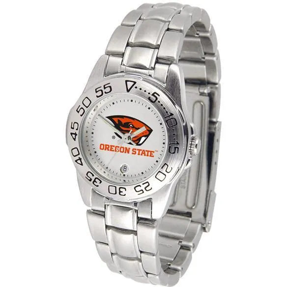 Oregon State Beavers Ladies Steel Band Sports Watch
