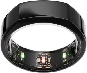 Oura Ring Gen3 Heritage - Black - Size 10 - Smart Ring - Size First with Oura Ring Gen3 Sizing Kit - Sleep Tracking Wearable - Heart Rate - Fitness Tracker - 5-7 Days Battery Life
