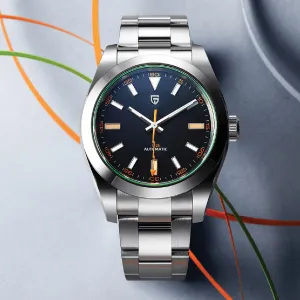 PAGANI DESIGN Green Glass Men&#39;s Mechanical Watches Luxury Sapphire Automatic Watch For Men NH35A Stainless steel Dive Clock 2022