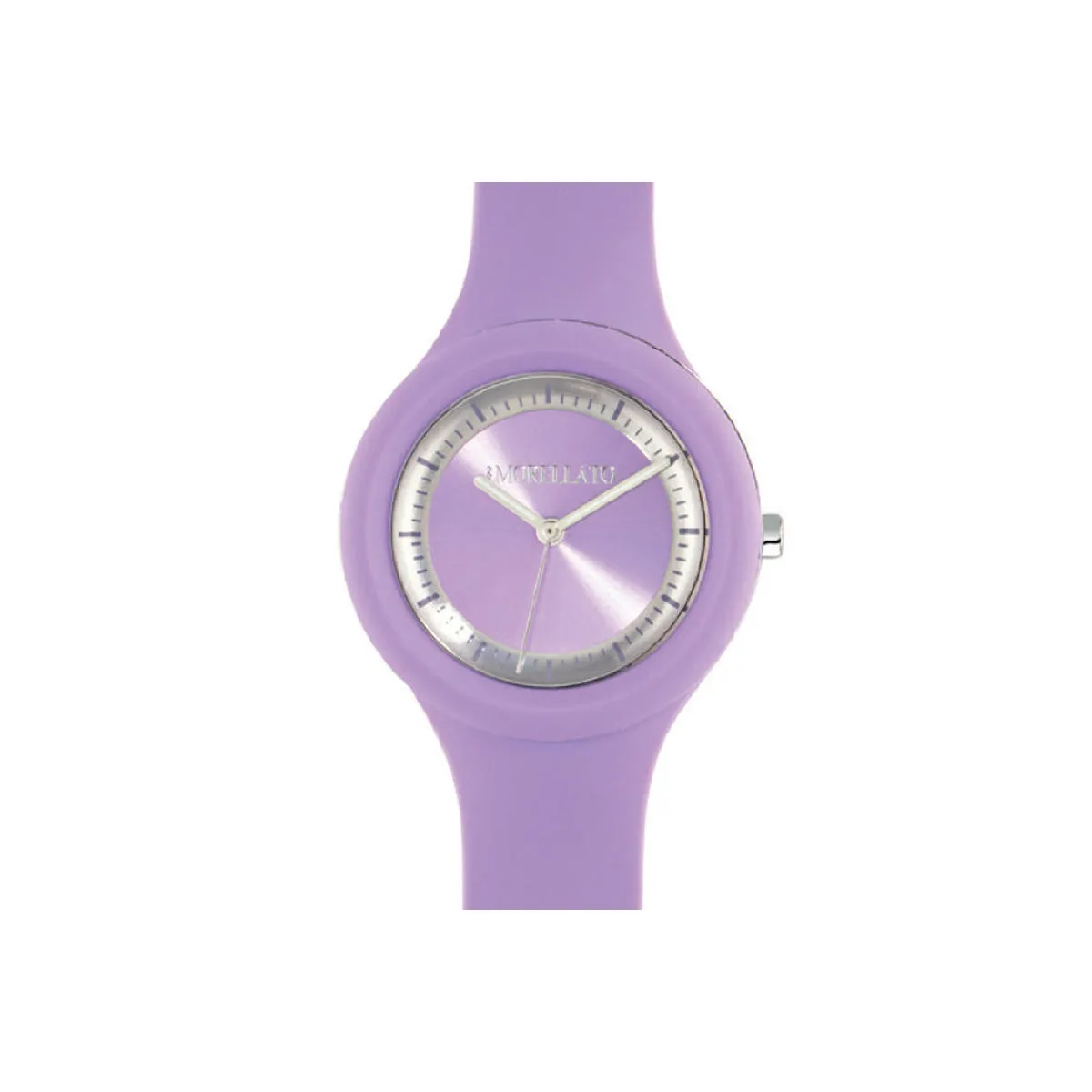 Purple Lilac & Silver Colours Waterproof Watch