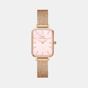 Quadro Women's Mother Of Pearl Analog Stainless Steel Watch DW00100510