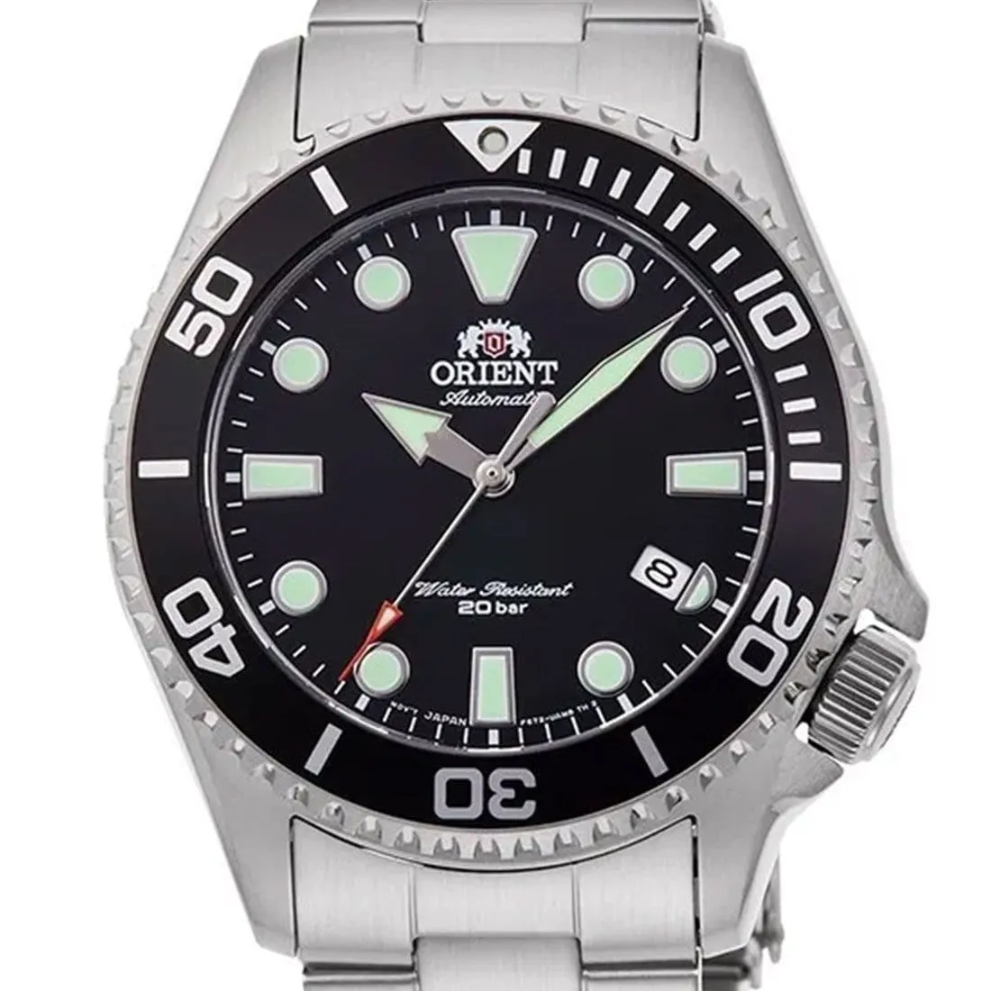 RA-AC0K01B10B RA-AC0K01B Orient Automatic Black Dial WR200m Watch