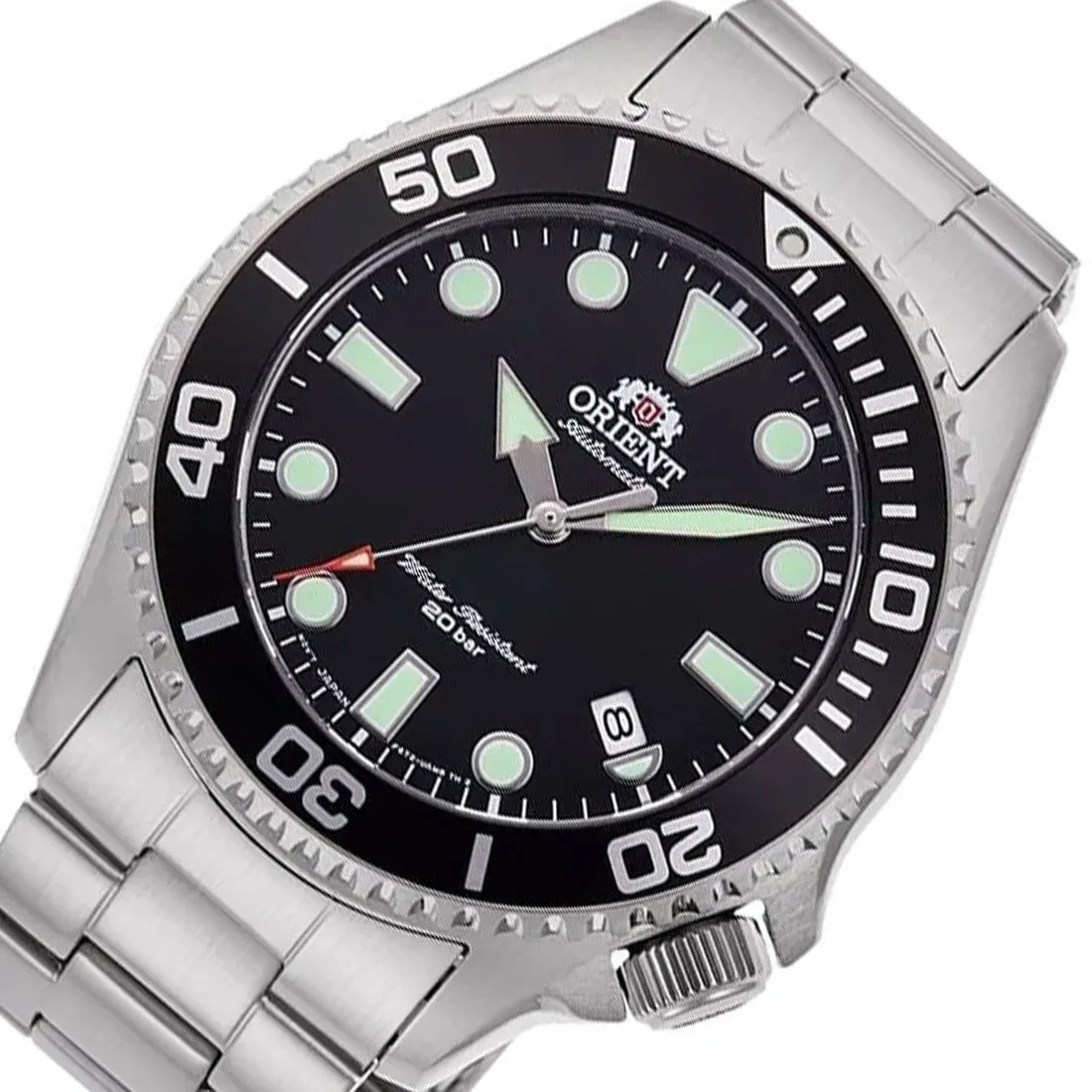 RA-AC0K01B10B RA-AC0K01B Orient Automatic Black Dial WR200m Watch