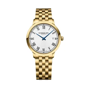 Raymond Weil - Toccata Men's Classic Gold PVD White Dial Quartz Watch 5485-P-00359