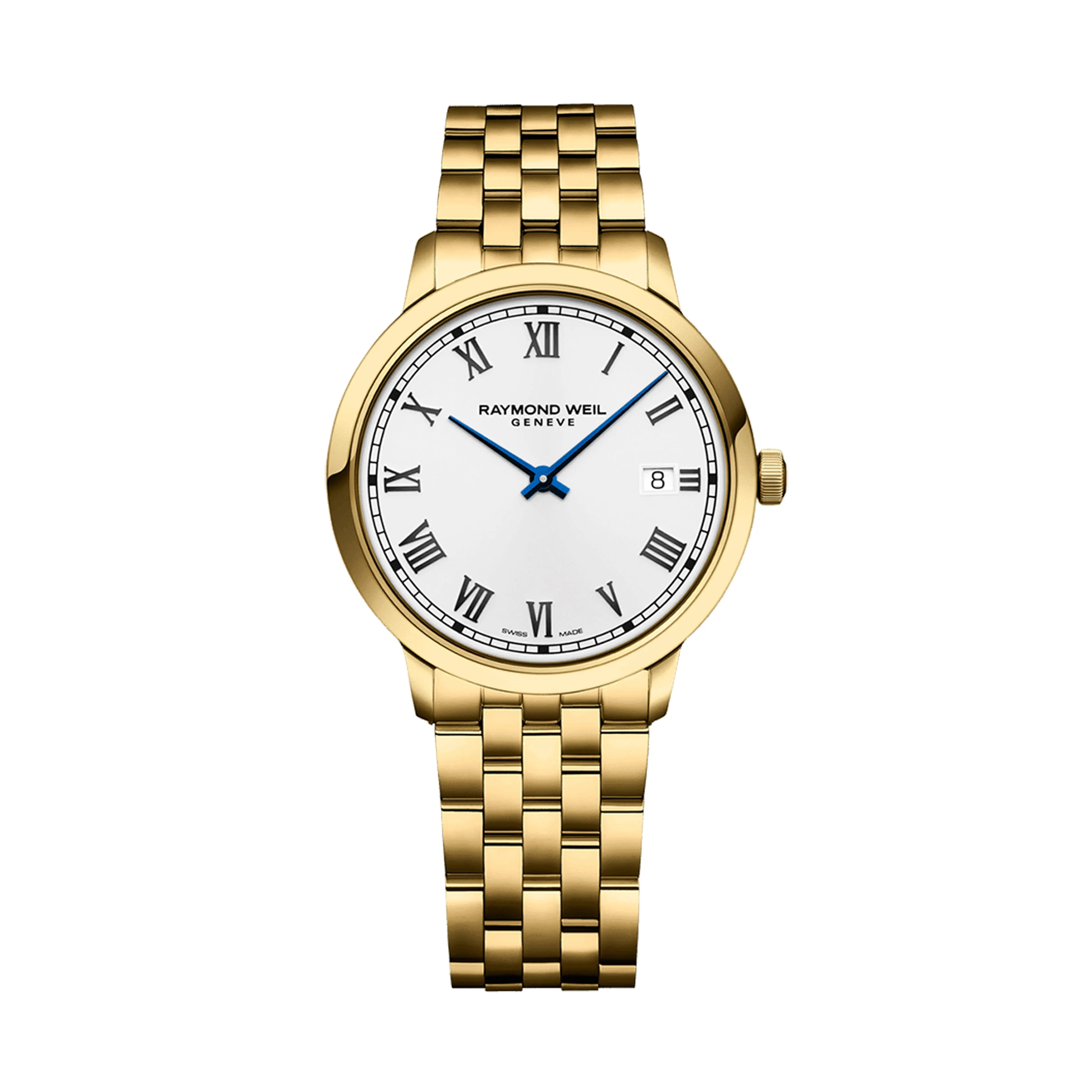 Raymond Weil - Toccata Men's Classic Gold PVD White Dial Quartz Watch 5485-P-00359