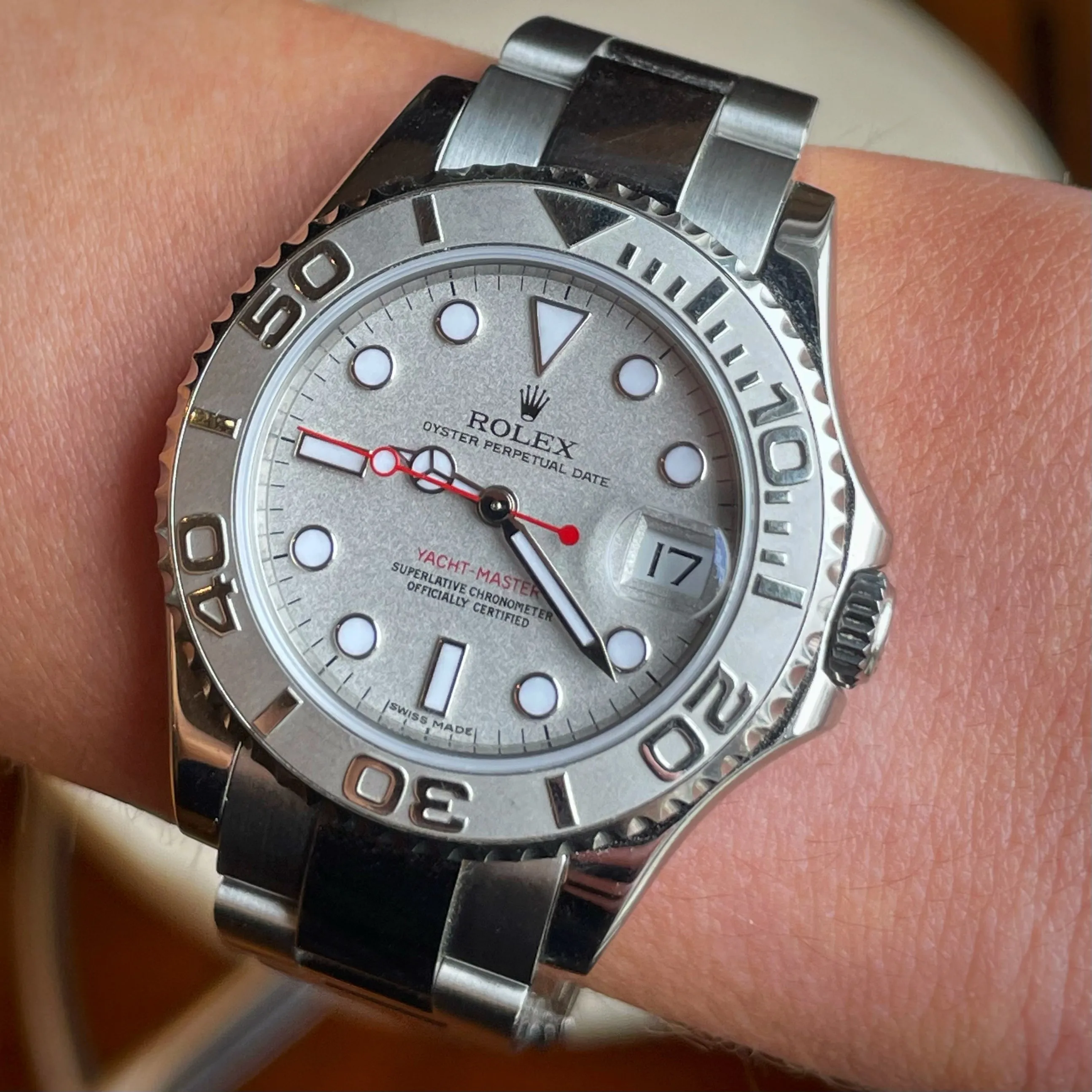 Rolex - 2019 Yacht-Master 35 Platinum/Steel