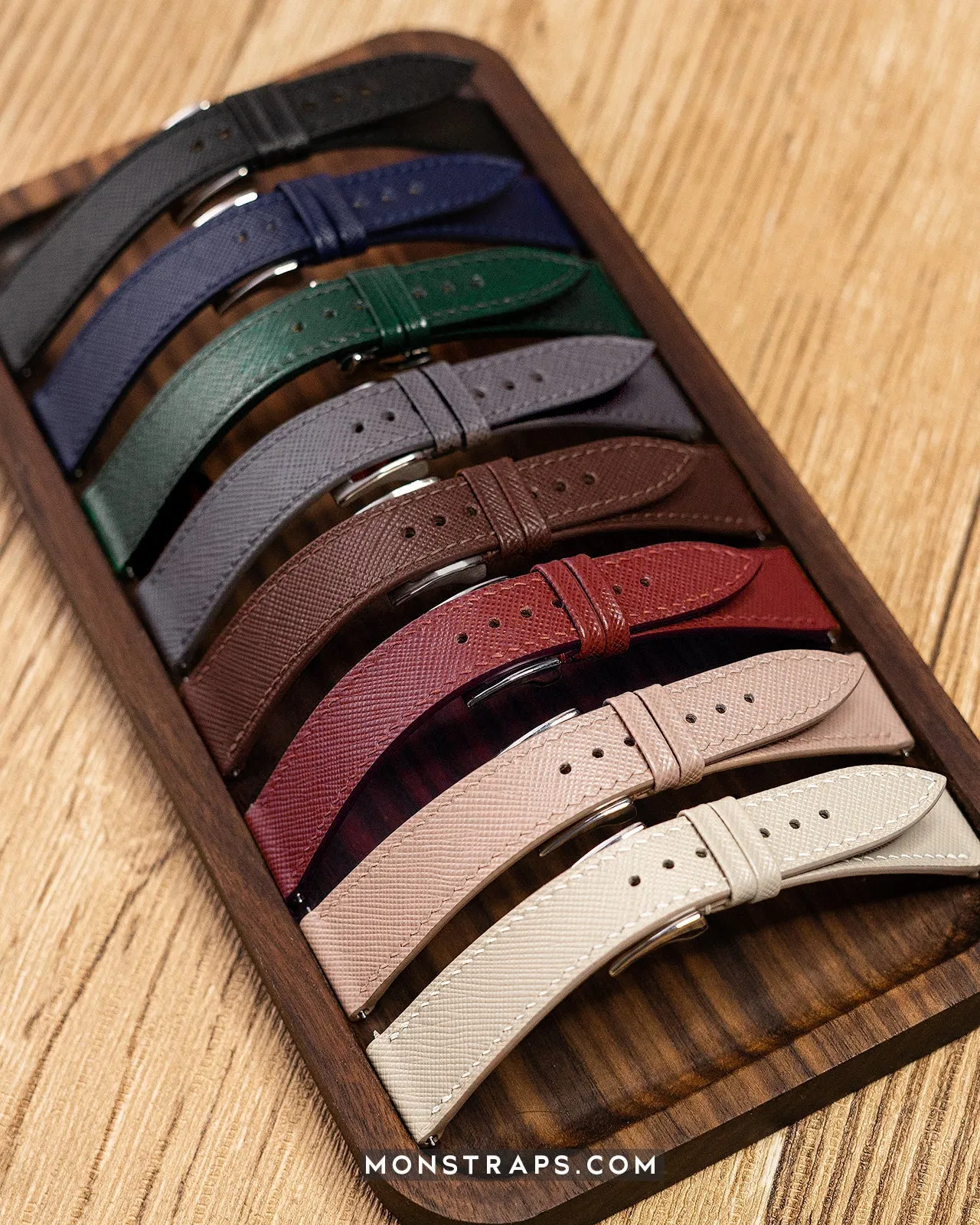 Saffiano Leather Strap (Navy)