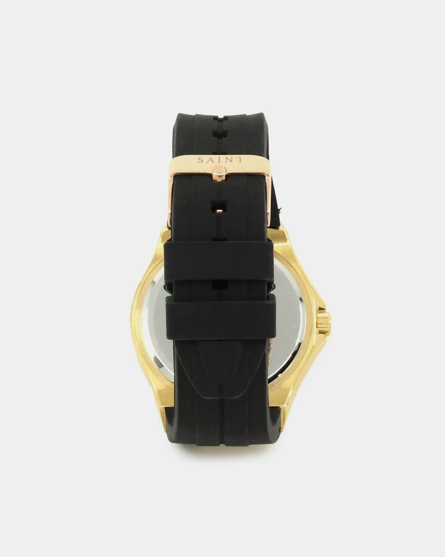 Saint Morta Gilad Skeleton Watch 42MM Black/Gold