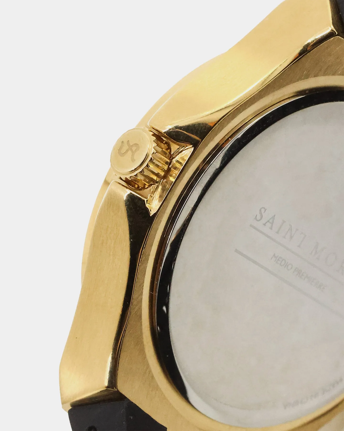Saint Morta Gilad Skeleton Watch 42MM Black/Gold
