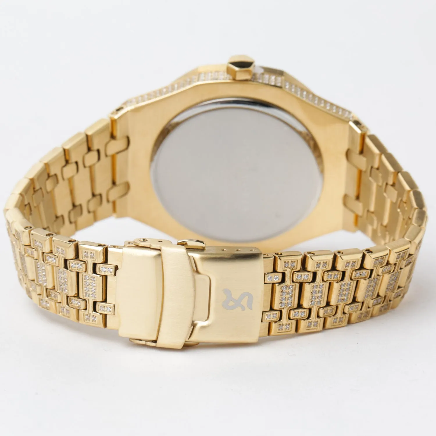 Saint Morta Premierre Watch Iced Gold