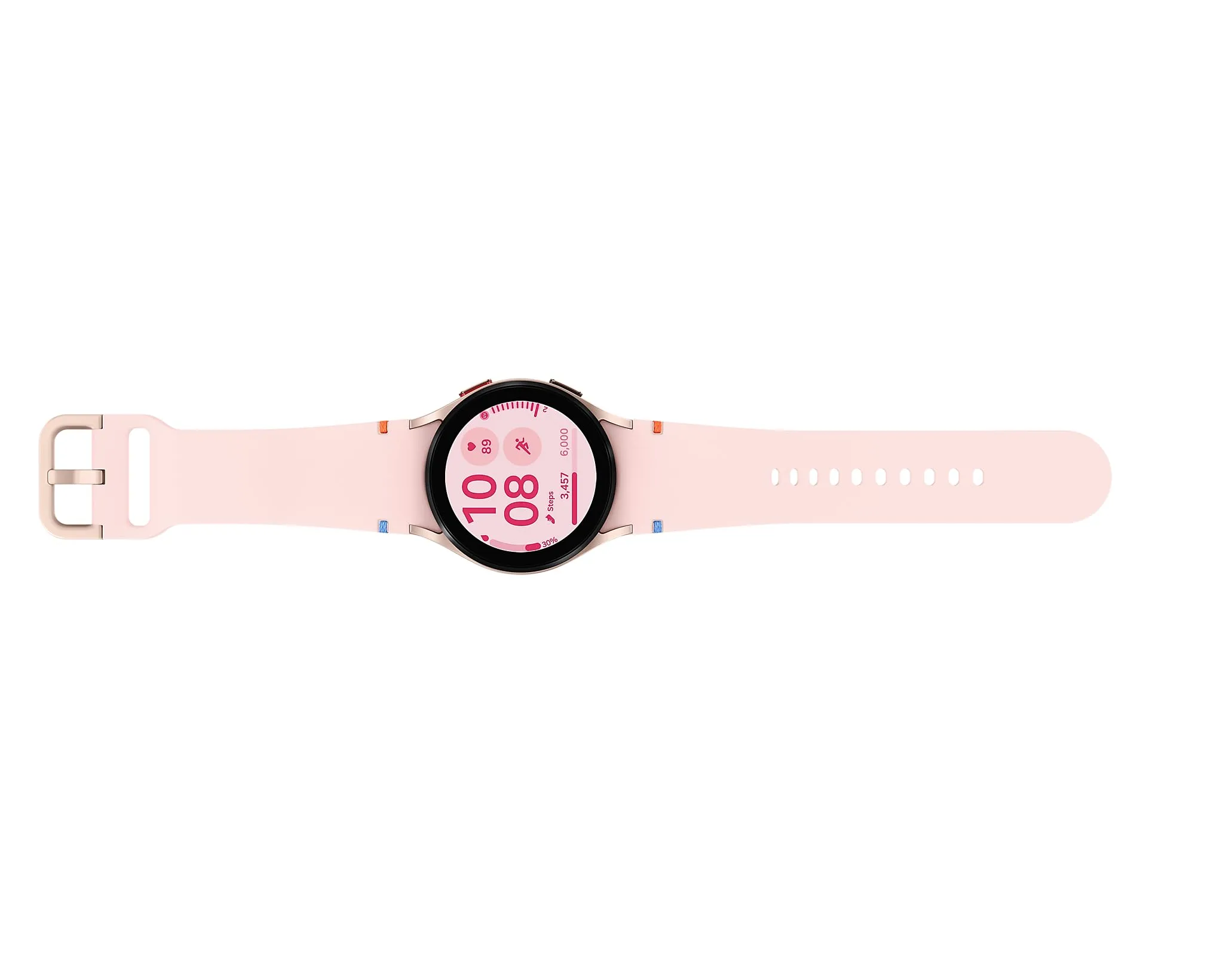 Samsung Galaxy Watch FE, 40mm BT, Sapphire Crystal Display, Sleep Coach, Fall Detection (Pink Strap, Small)