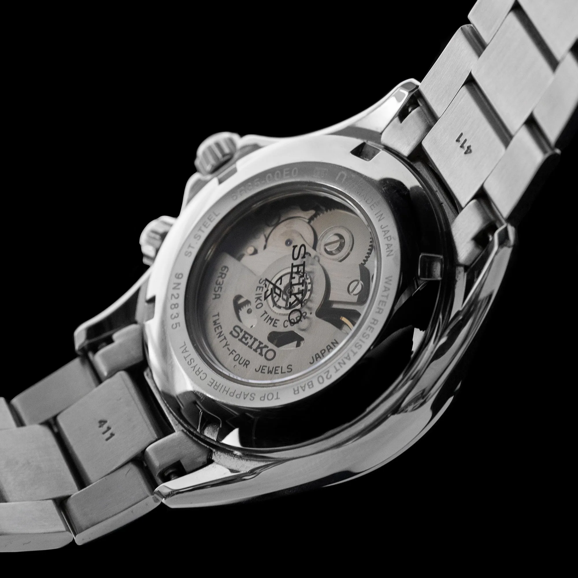 Seiko - 2015 Alpinist Black “Sharks Tooth” Dial