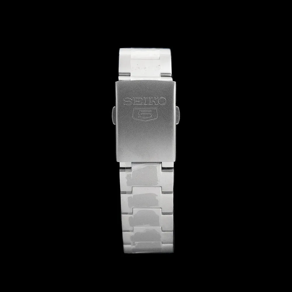 Seiko 5 - Black Field Watch on Steel