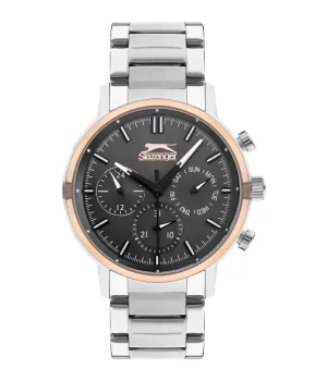 Slazenger - SL.9.2213.2.02 - Quartz Male Metal Silver Band Grey Dial Watch