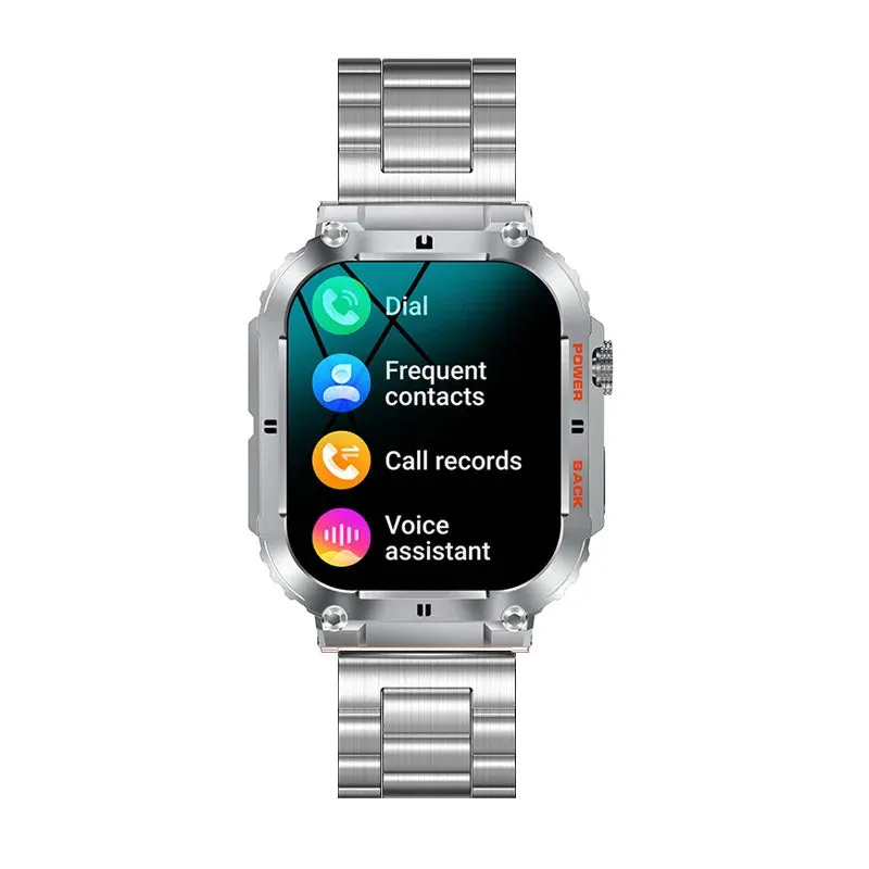 Smart Watch – IP53 Waterproof, Wireless Calling, Music, Blood Pressure/Oxygen Monitoring, Sleep Tracking, Multiple Sports Modes